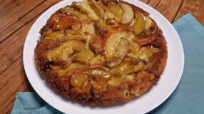 Torta de maçã de frigideira