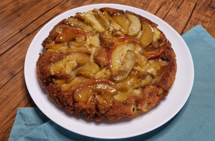 Torta de maçã de frigideira