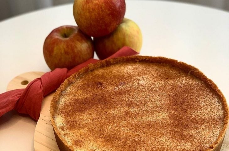 Torta de maçã gelada