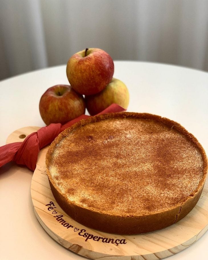 Torta de maçã gelada