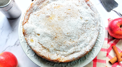 Torta de maçã simples