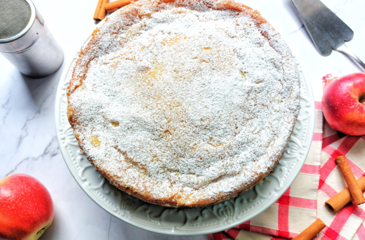 Torta de maçã simples