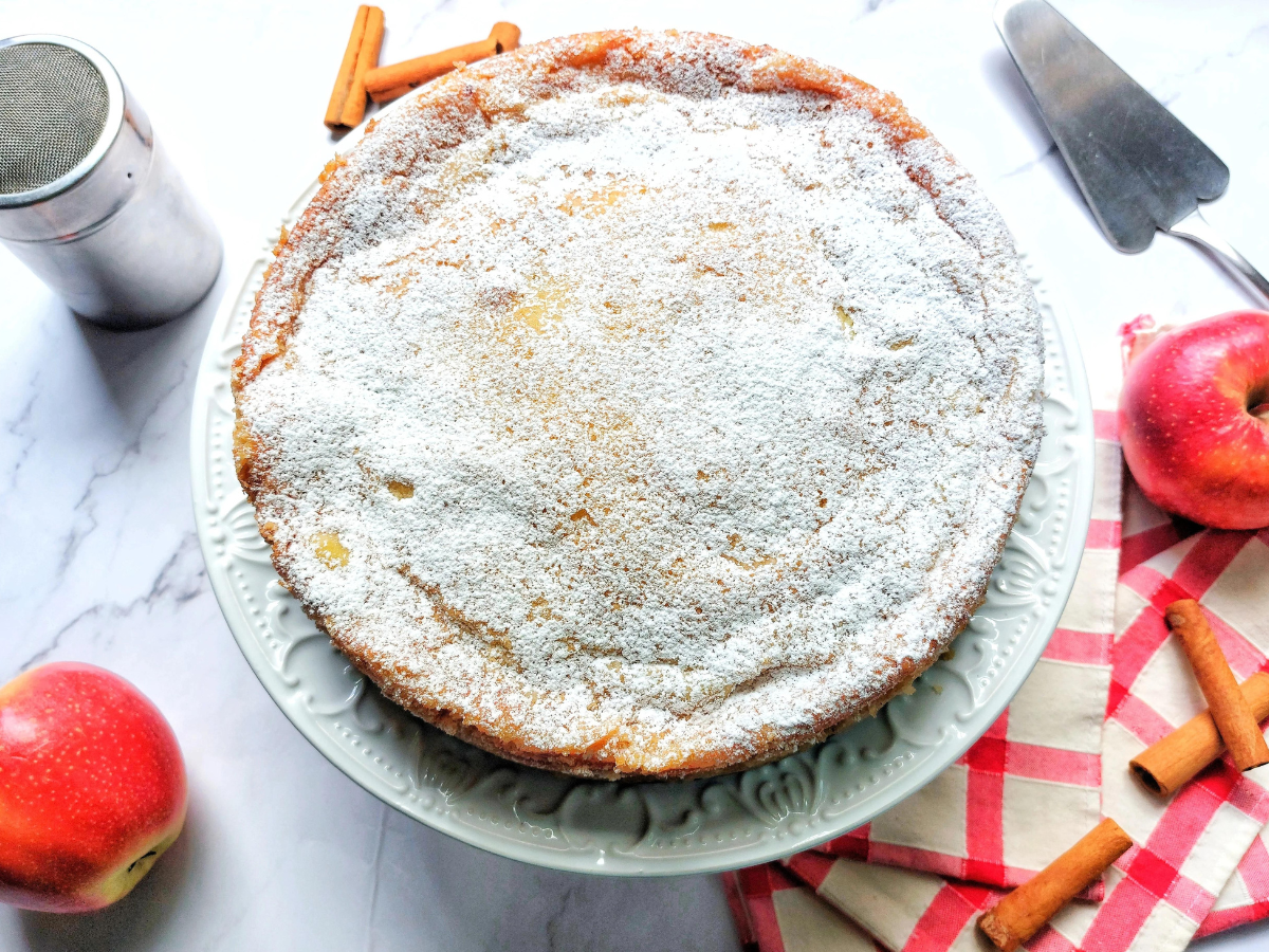 Torta de maçã simples