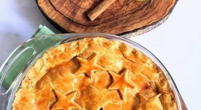 Torta de maçã verde