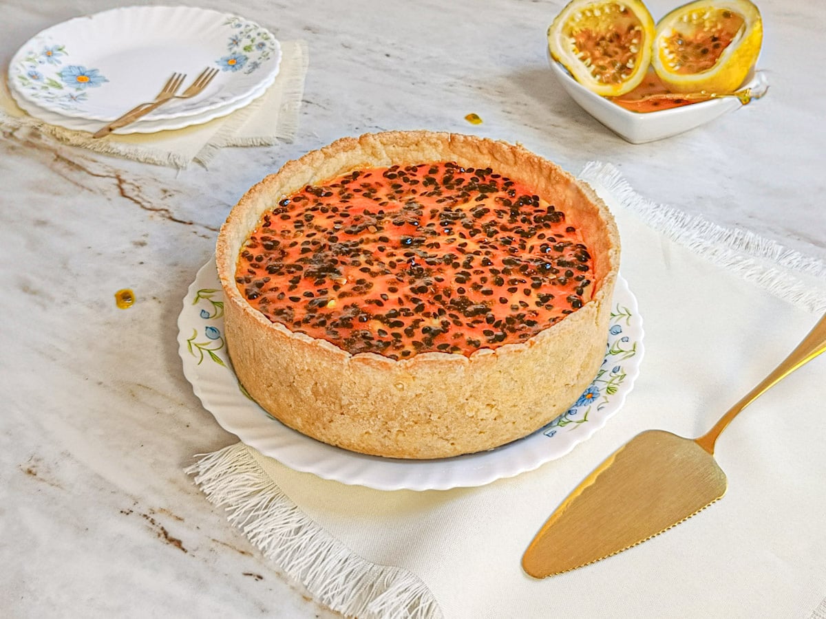 Torta de maracujá