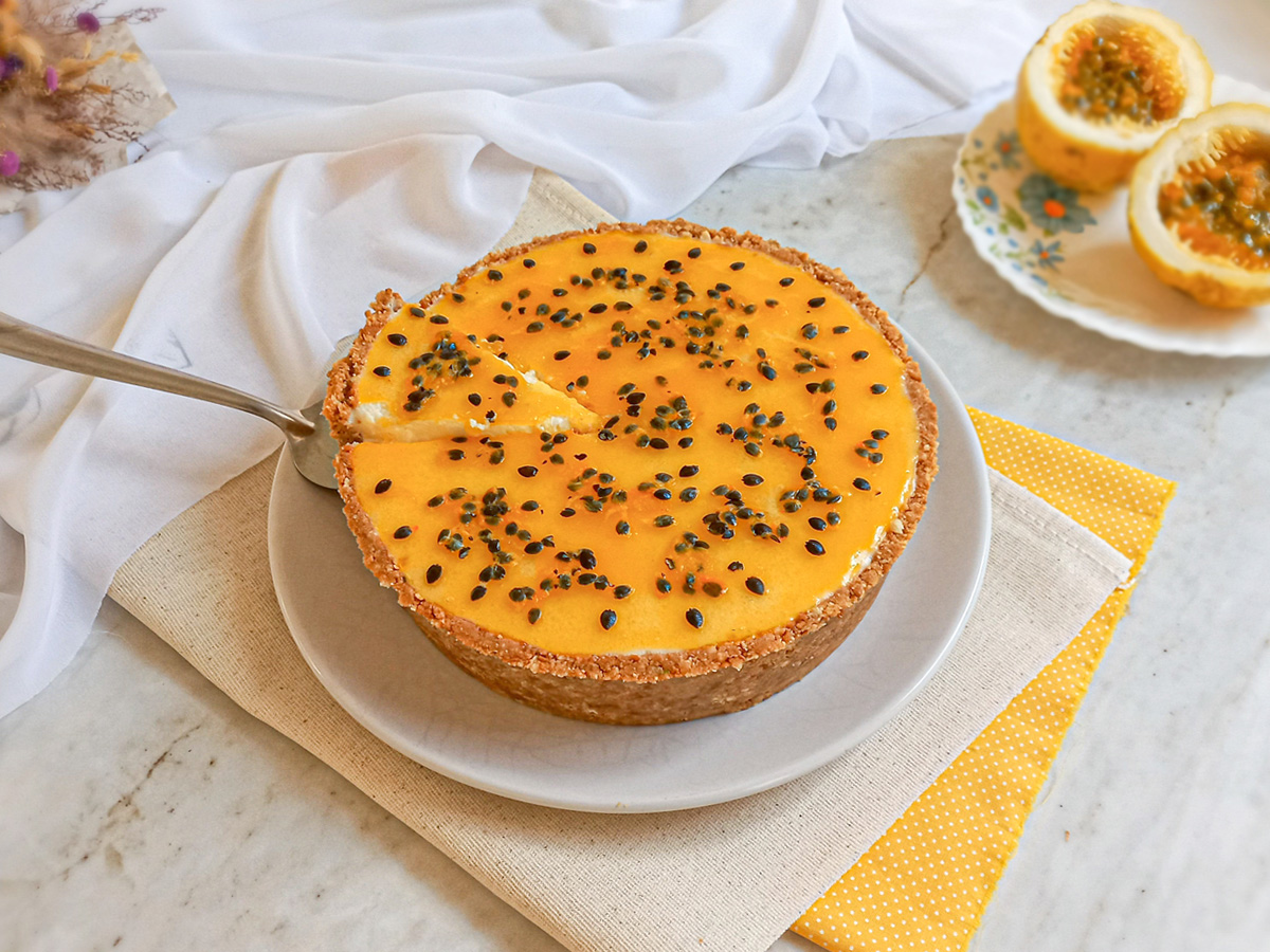 Torta de maracujá fácil
