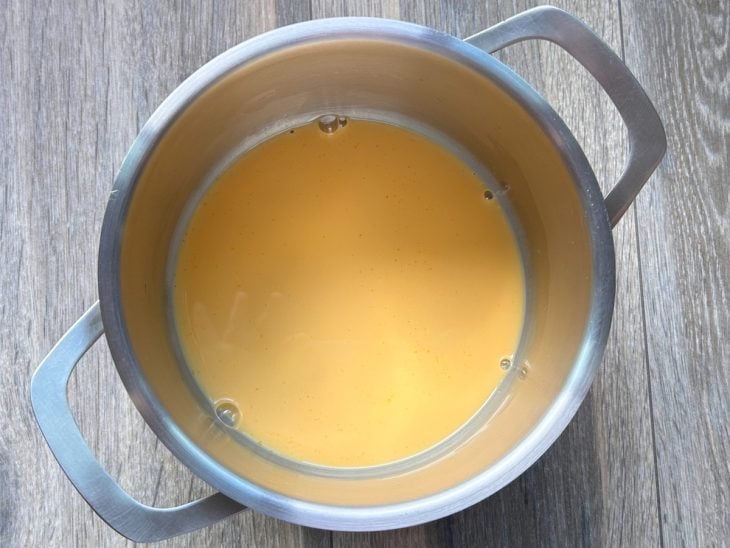 creme de leite na panela