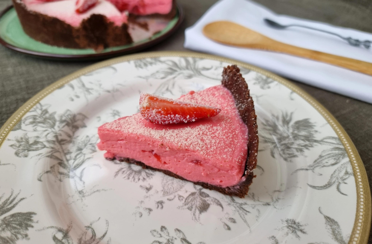 Torta de morango fácil