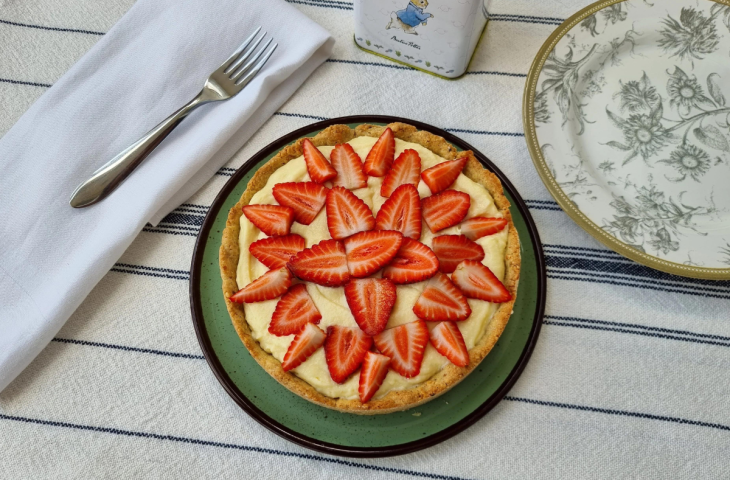 Torta de morango low carb
