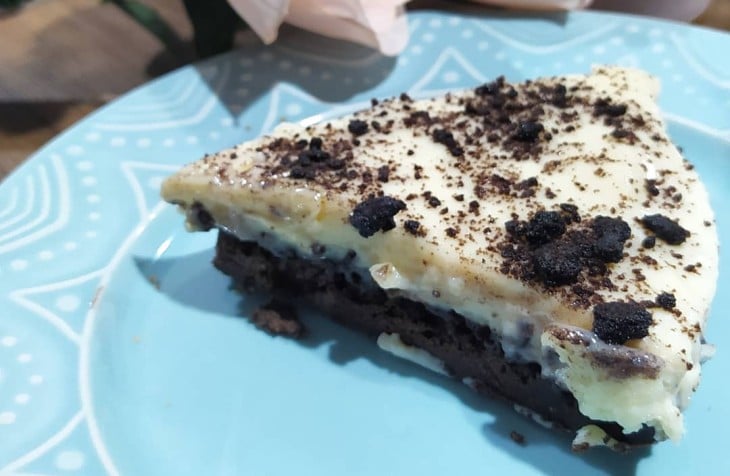 Torta de Oreo com mousse de limão