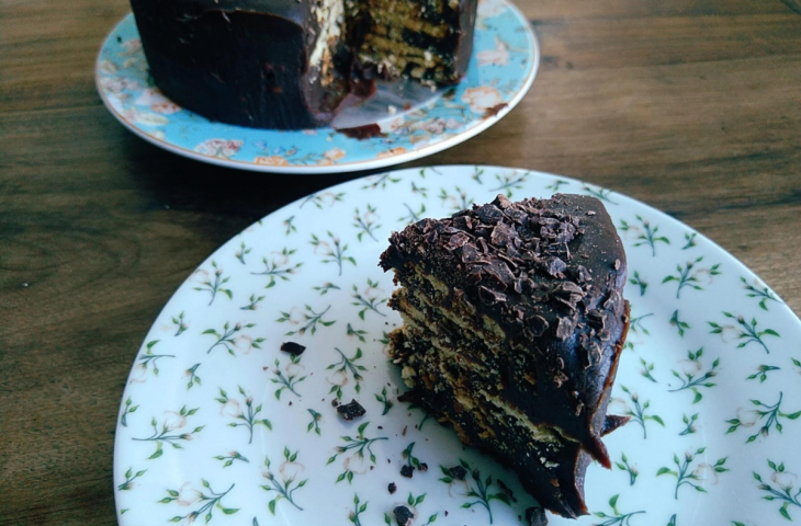 Torta de palha italiana fácil