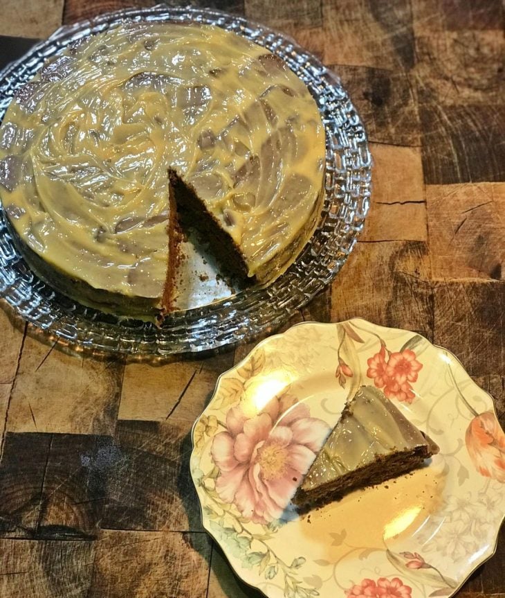 Torta de palha italiana invertida