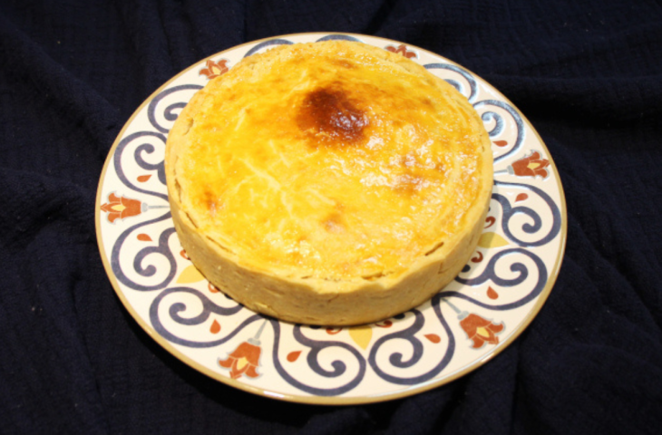 Torta de palmito com requeijão
