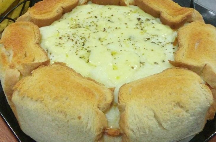 Torta de pão de forma