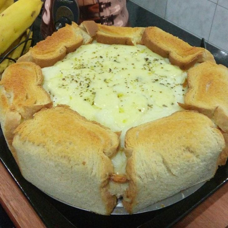 Torta de pão de forma