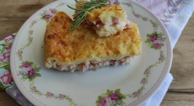 Torta de pão de queijo fácil