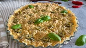 Torta de repolho com sardinha