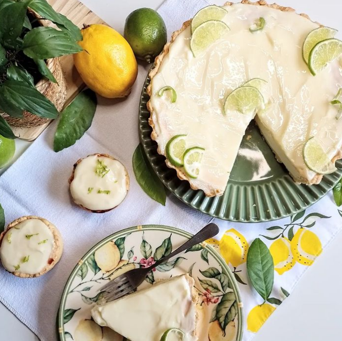Torta de ricota com limão