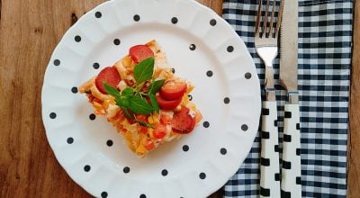 Torta de salsicha de liquidificador