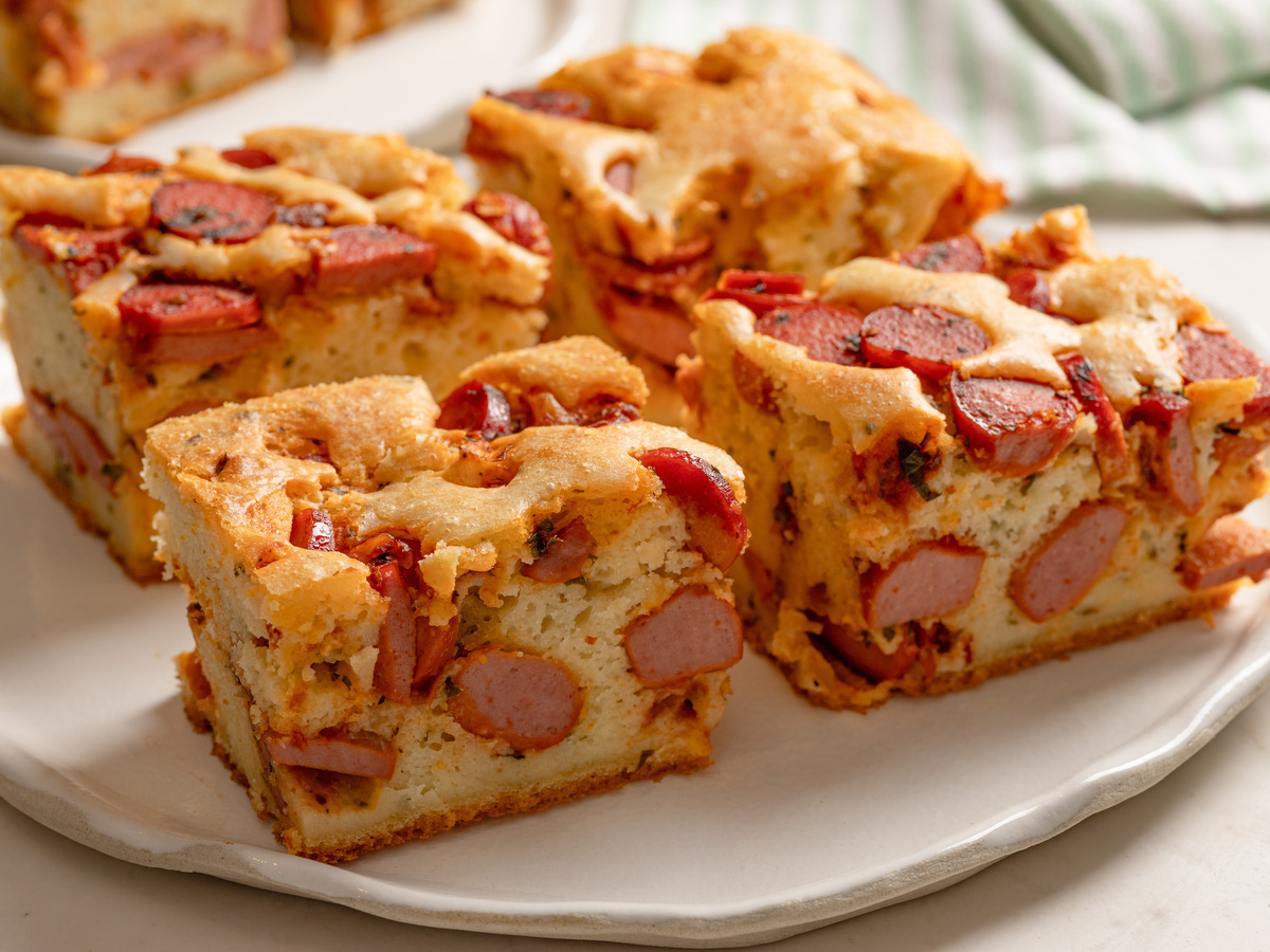 Torta de salsicha fácil