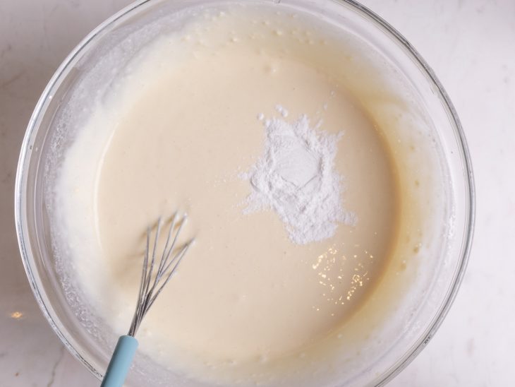 massa da torta de liquidificador com fermento químico.