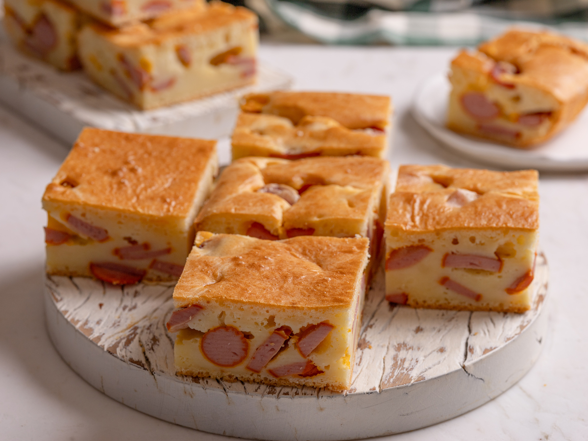 Torta de salsicha simples