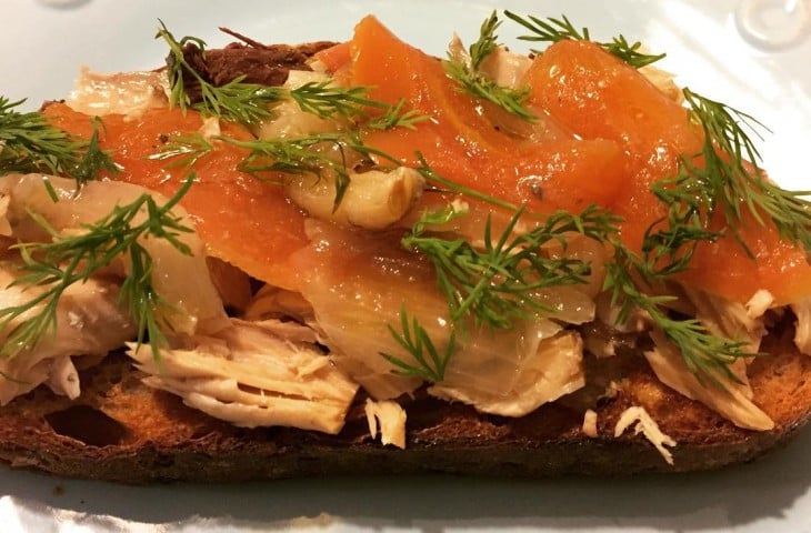 Toast de sardinha