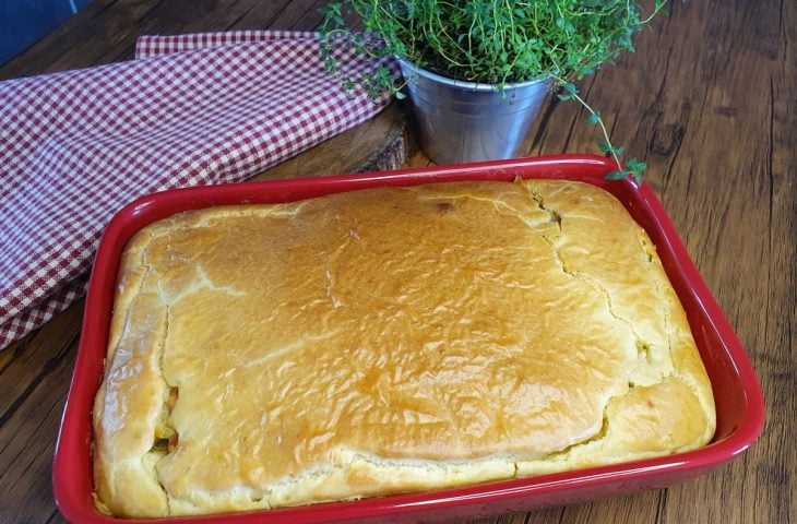 Torta de sardinha de liquidificador