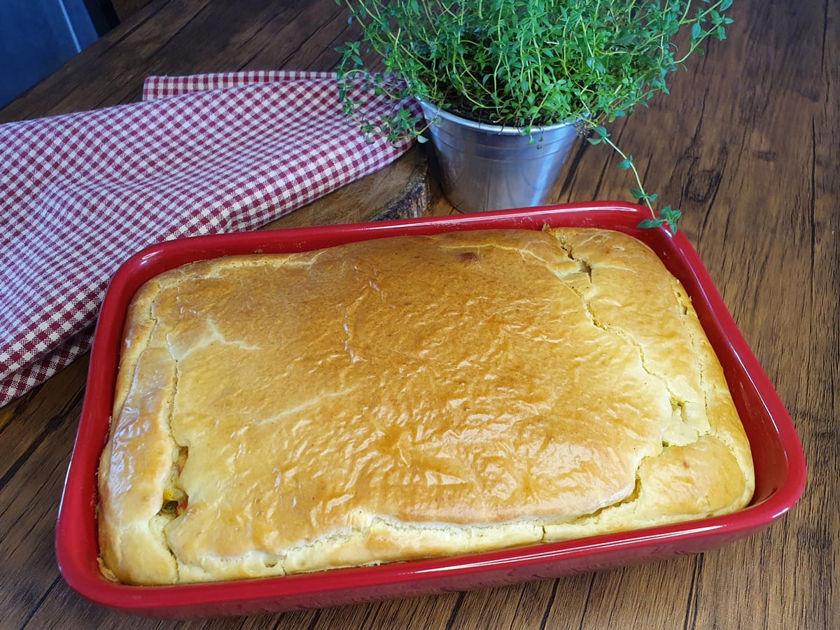 Torta de sardinha de liquidificador