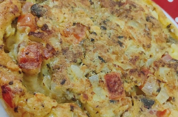 Torta de sardinha de frigideira