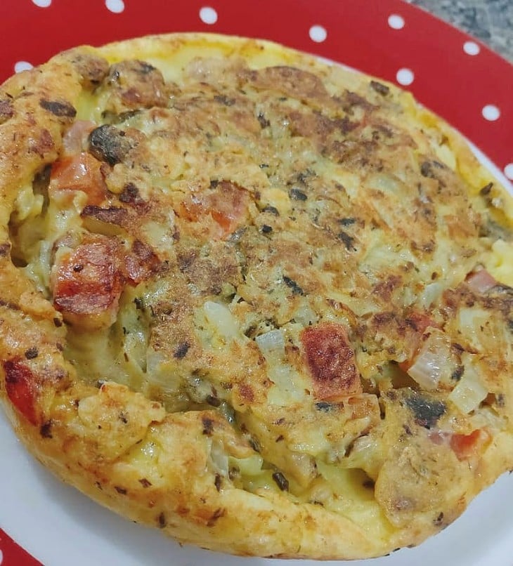 Torta de sardinha de frigideira