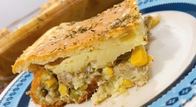 Torta de sardinha simples