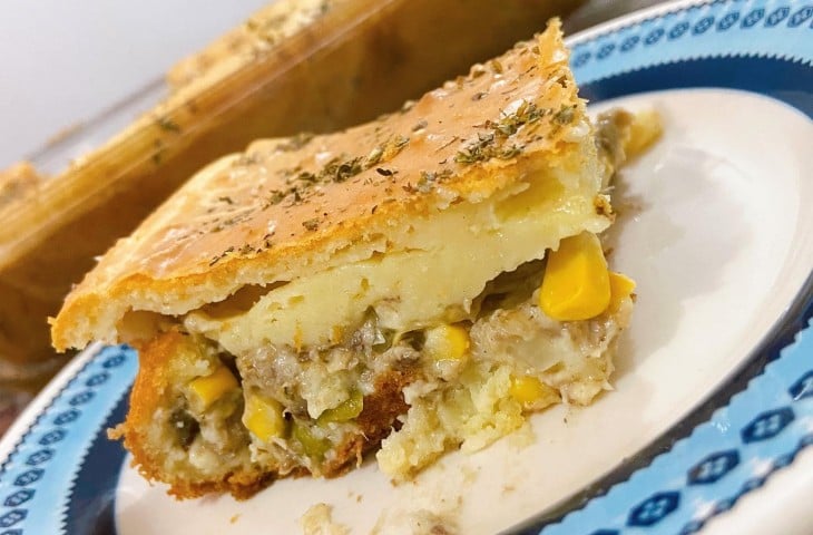 Torta de sardinha simples