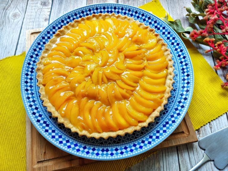 Torta doce com frutas - Passo a Passo