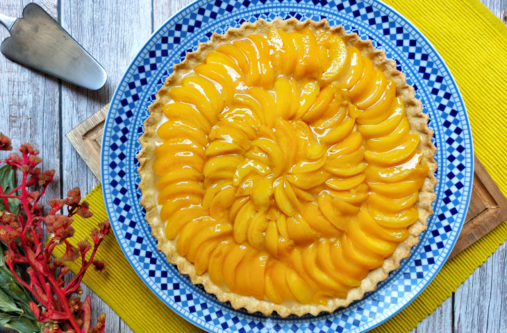 Torta doce com frutas