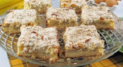 Torta farofa de banana