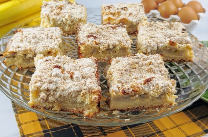 Torta farofa de banana