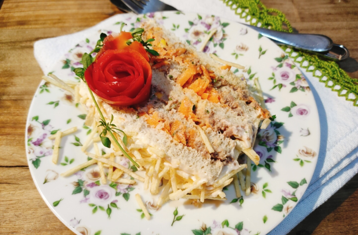 Torta fria de atum simples
