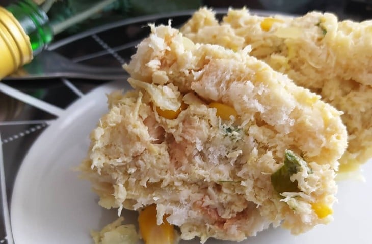 Torta fria de frango fácil