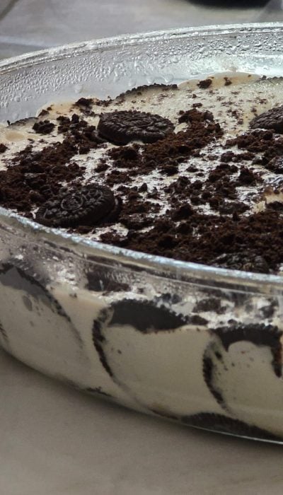 Torta gelada de Oreo fácil - Foto de usuário