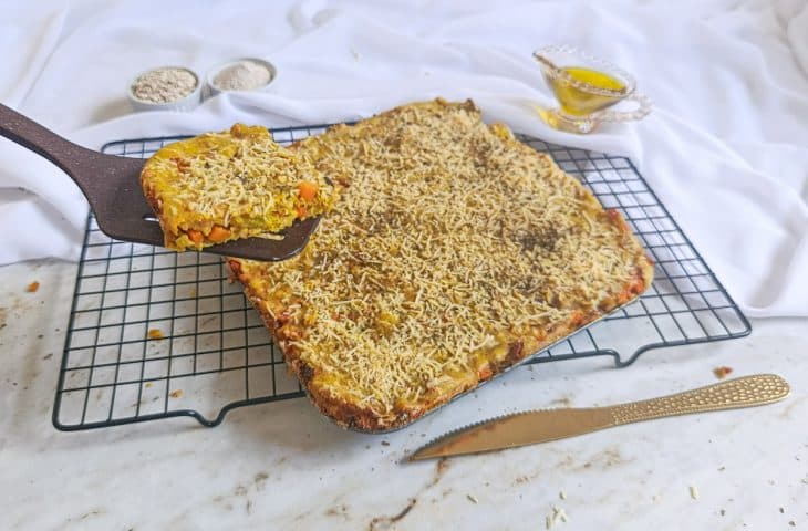 Torta integral de legumes