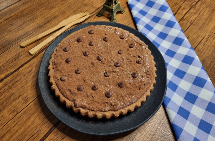 Torta mousse de chocolate simples