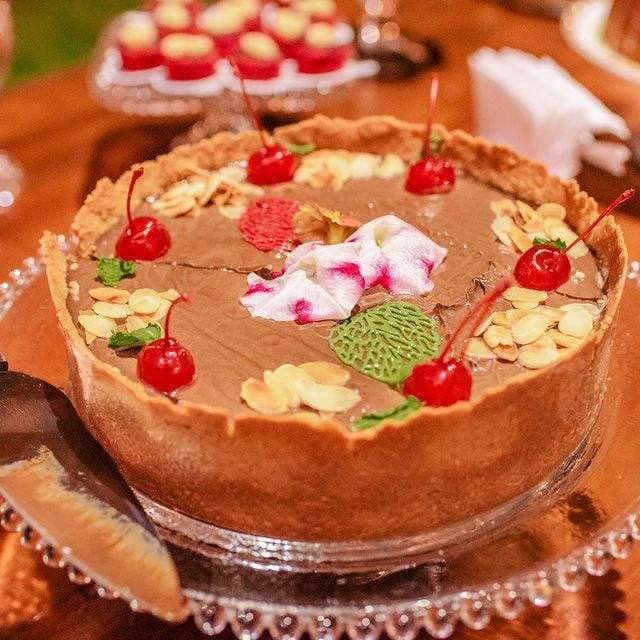 Torta natalina de doce de leite