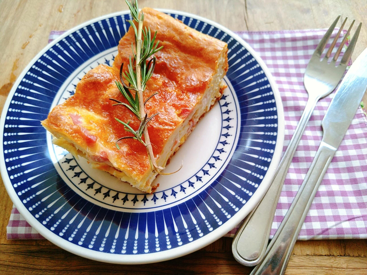 Torta portuguesa de liquidificador