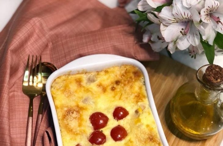 Torta rápida de atum sem farinha