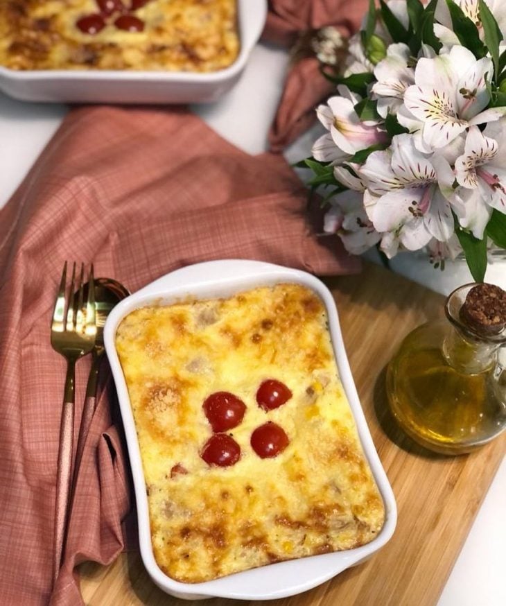 Torta rápida de atum sem farinha