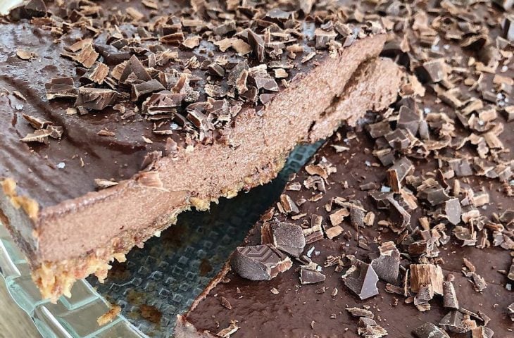 Torta raw de chocolate