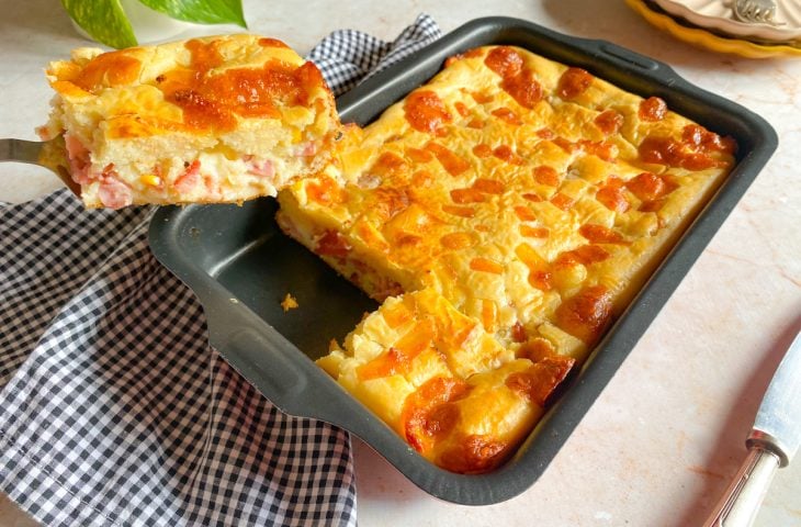 Torta salgada de liquidificador fácil