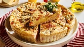 Torta salgada de liquidificador rápida