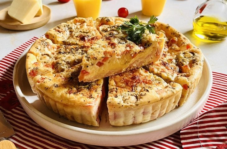 Torta salgada de liquidificador rápida